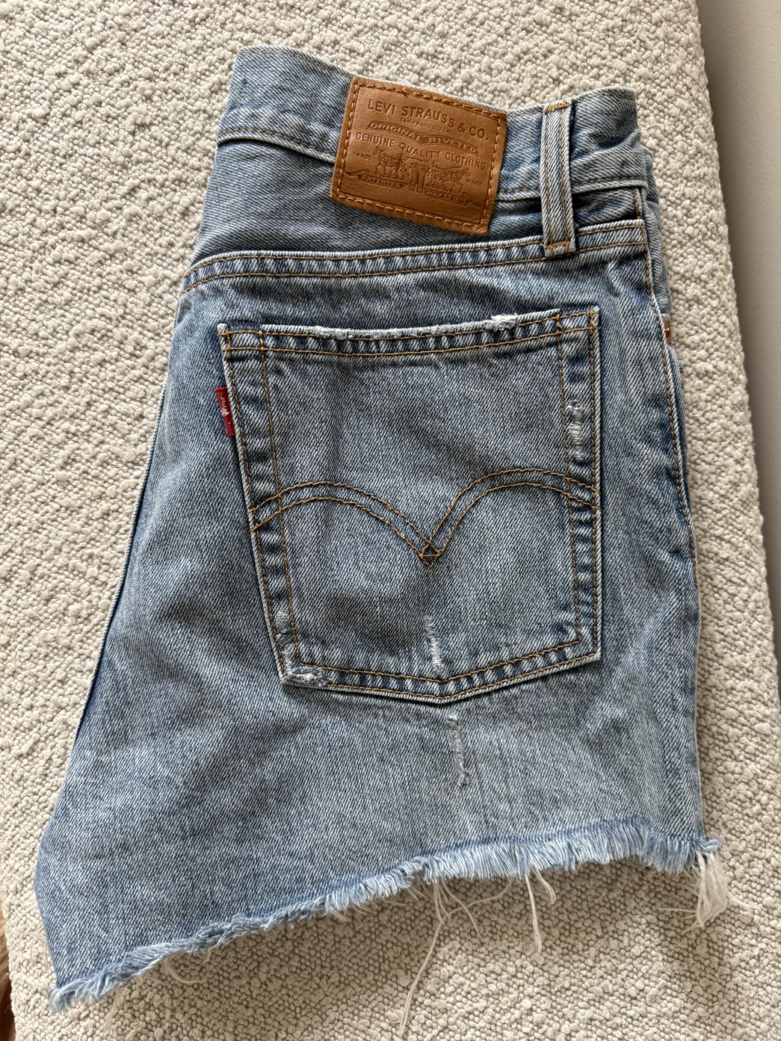 Image for Levis Wedgie Shorts en denim