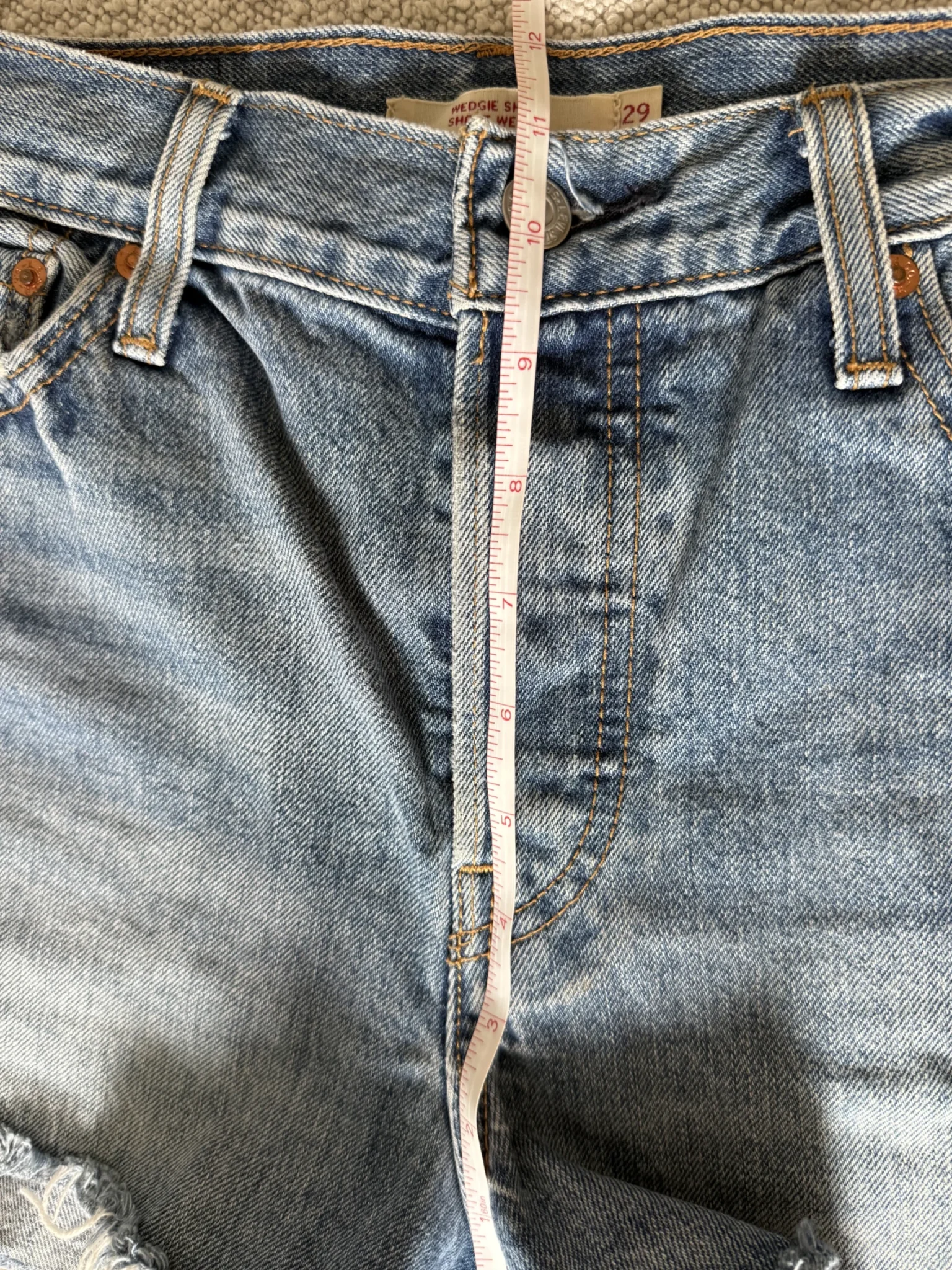 Image for Levis Wedgie Shorts en denim