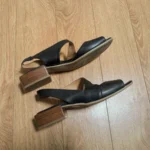 Thumbnail for Sandales en cuir Bueno - Femme - Taille 40 - Talon 1,5 po