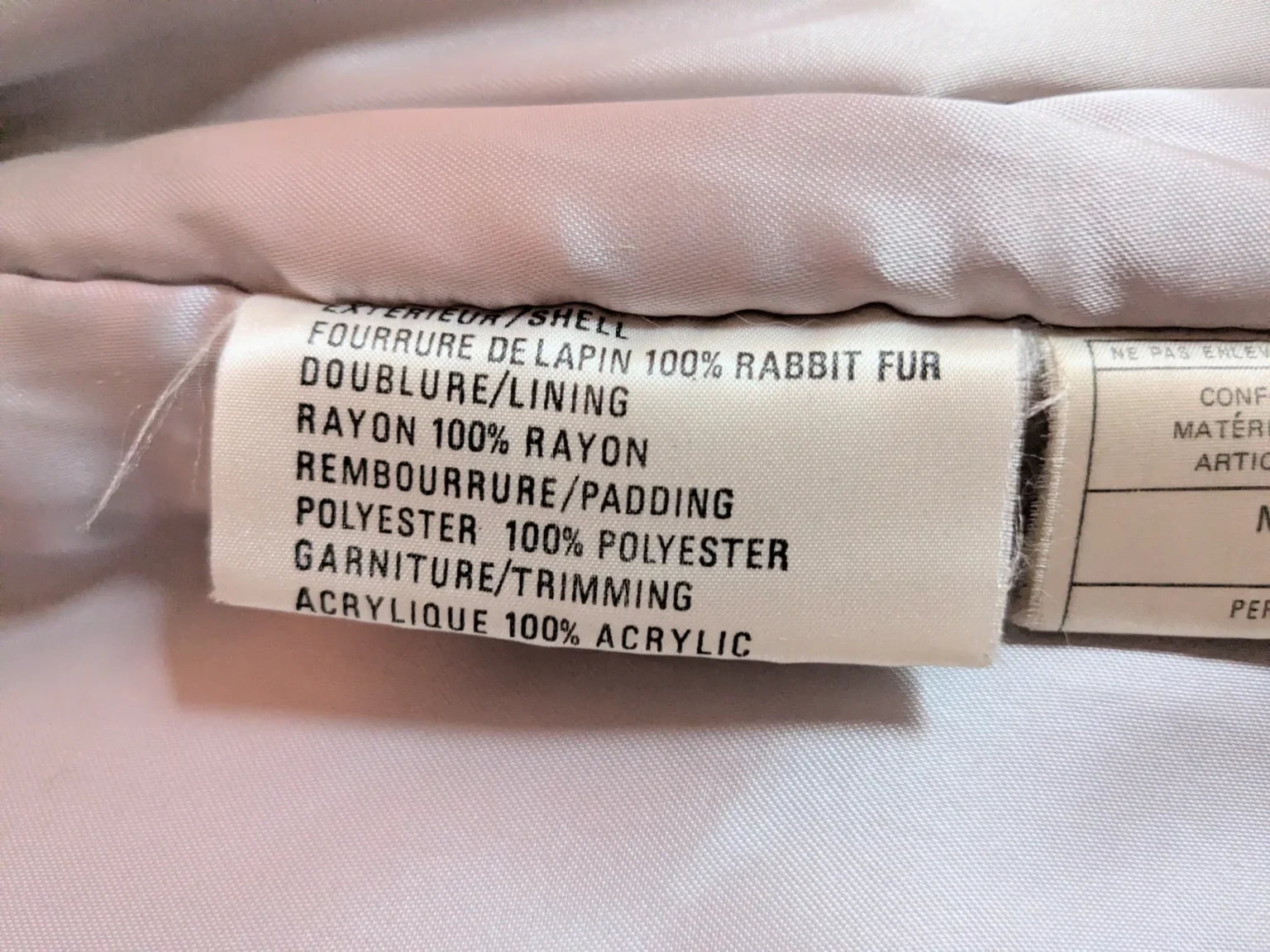 Image for [Vintage] Veste sans manche - Fourrure de lapin