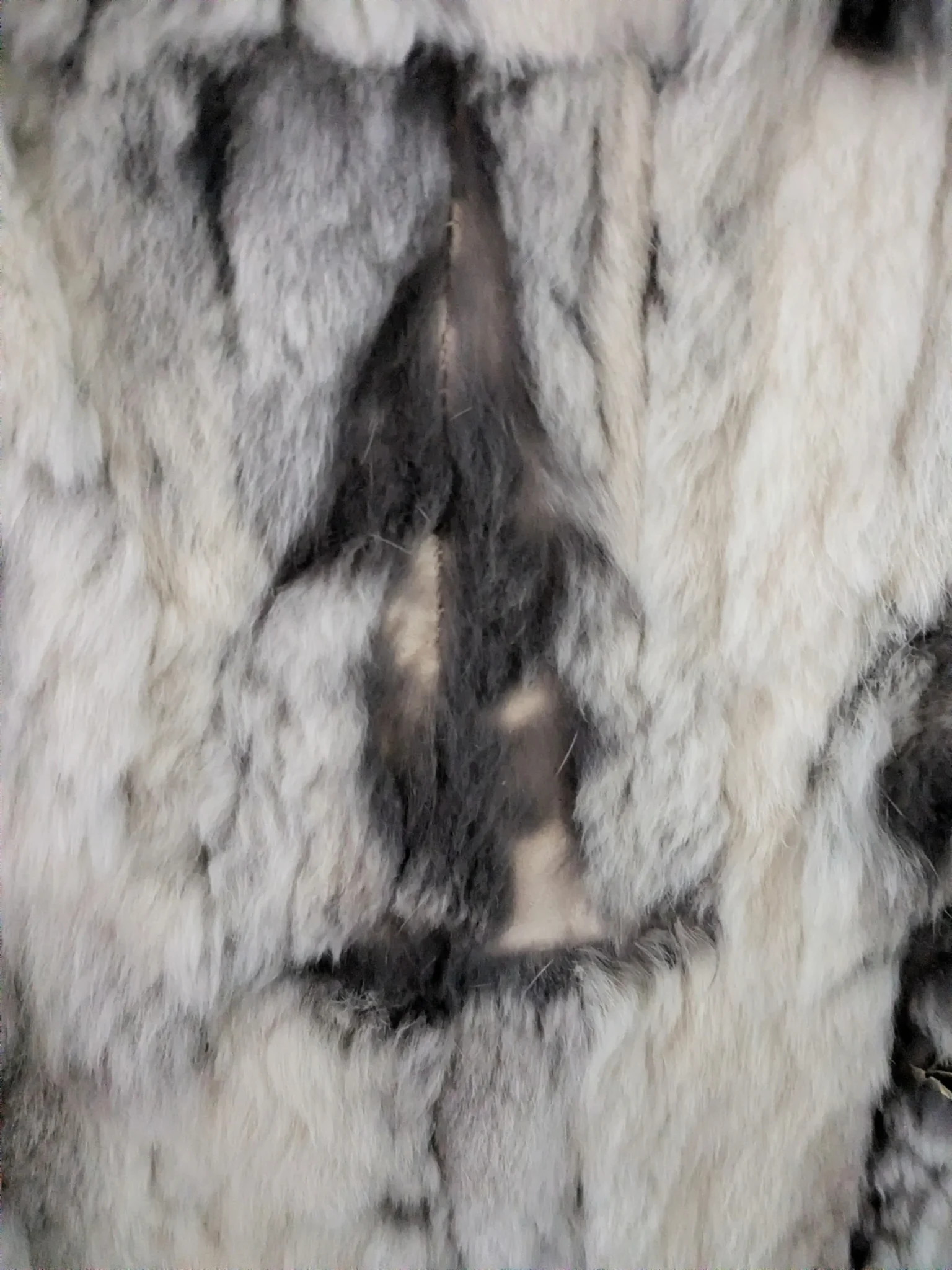 Image for [Vintage] Veste sans manche - Fourrure de lapin