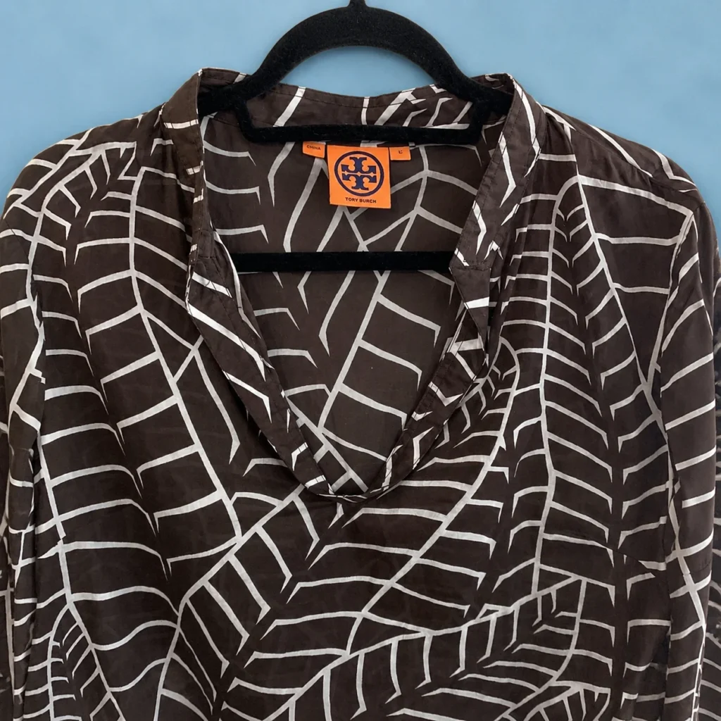 Image for 🌿 Tory Burch – Robe légère en coton, taille 12