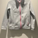 Featured thumbnail for Veste polar Columbia junior grise et rose zippée, taille L