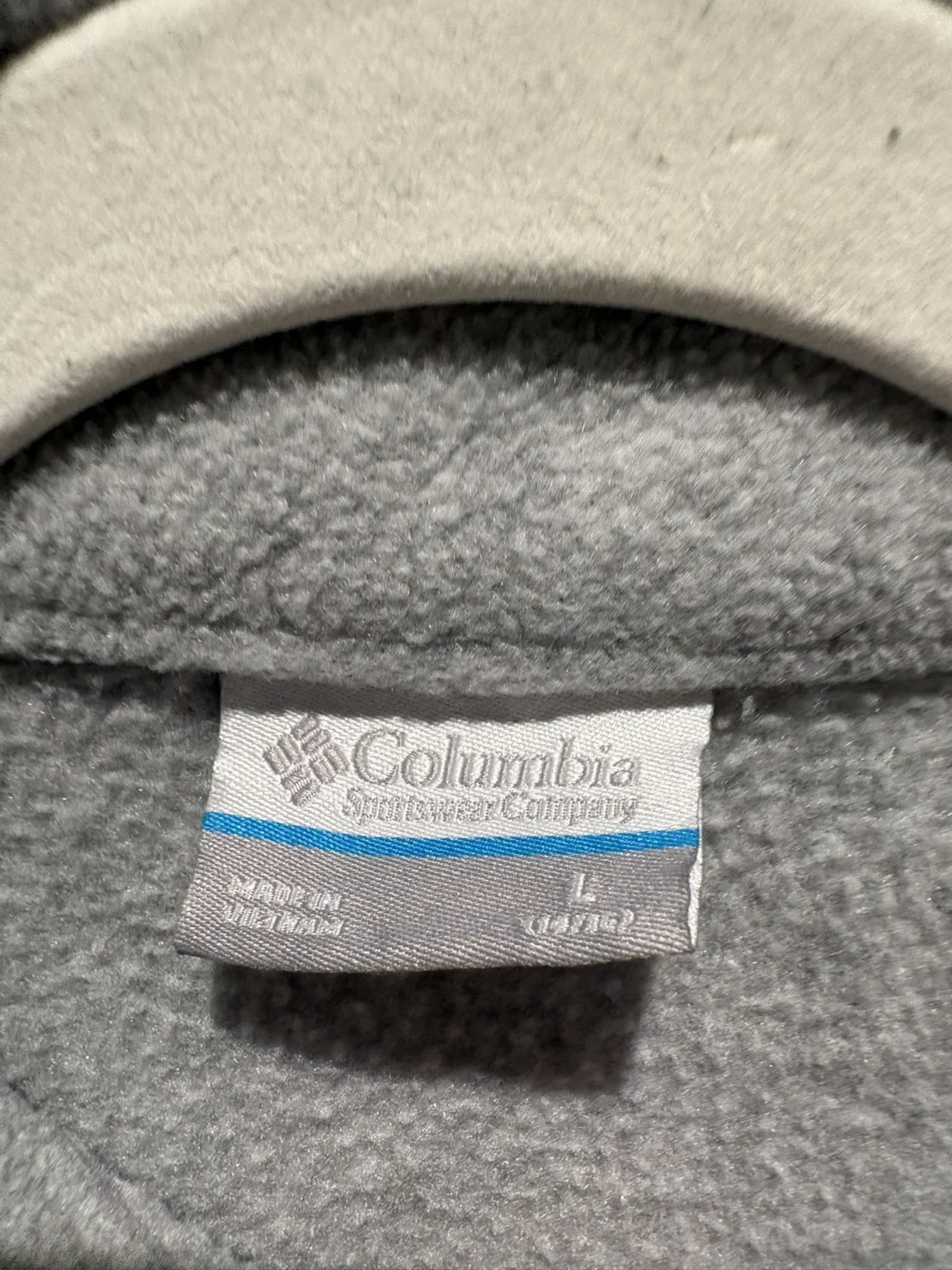 Image for Veste polar Columbia junior grise et rose zippée, taille L