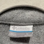 Thumbnail for Veste polar Columbia junior grise et rose zippée, taille L