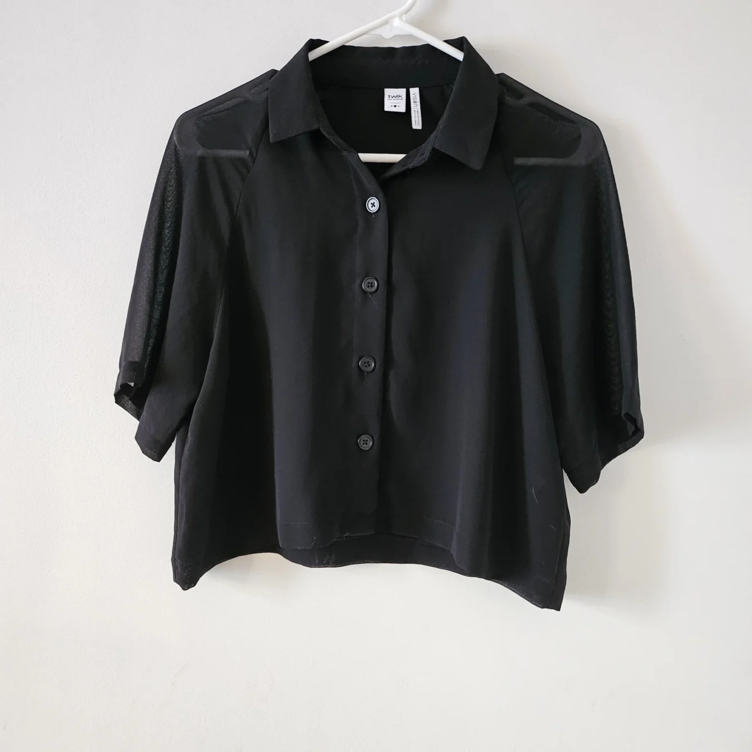 Image for Slightly cropped blouse