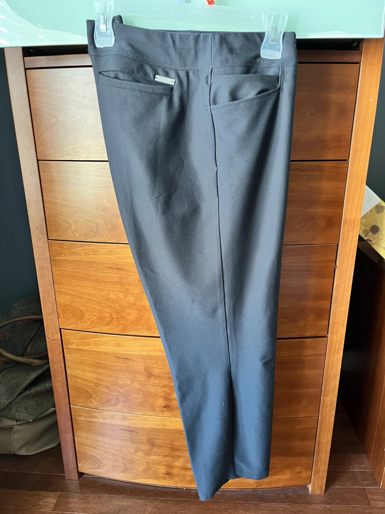 Image for Pantalon sport Adidas 3/4. Noir. Large. Golf ou marche. Confortable.