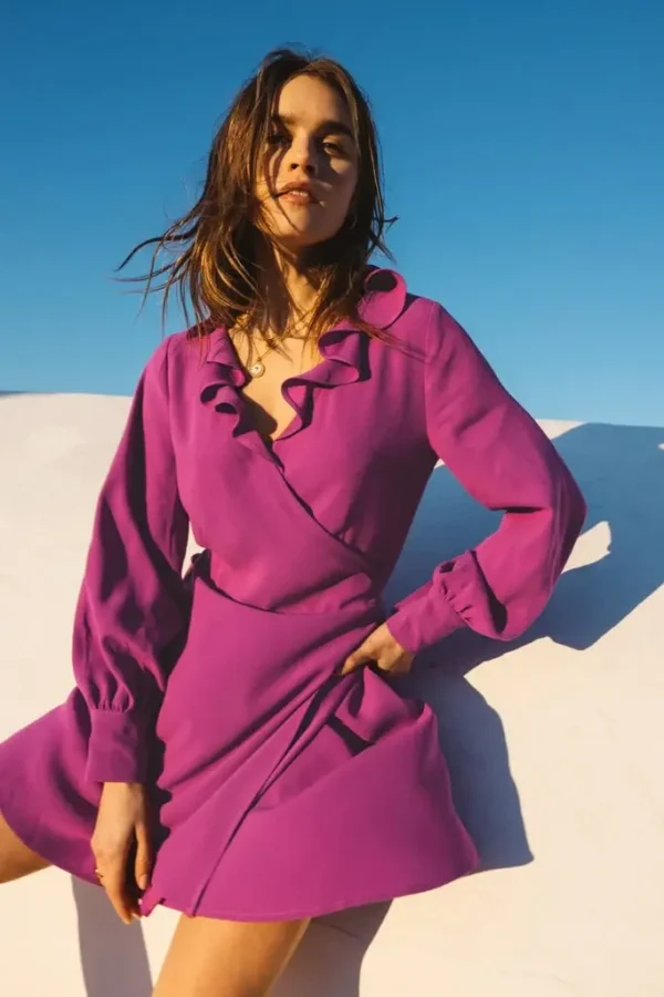 Featured image for Robe Balzac modèle Silence violet taille 36 FR
