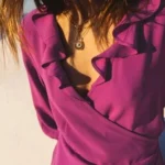 Thumbnail for Robe Balzac modèle Silence violet taille 36 FR