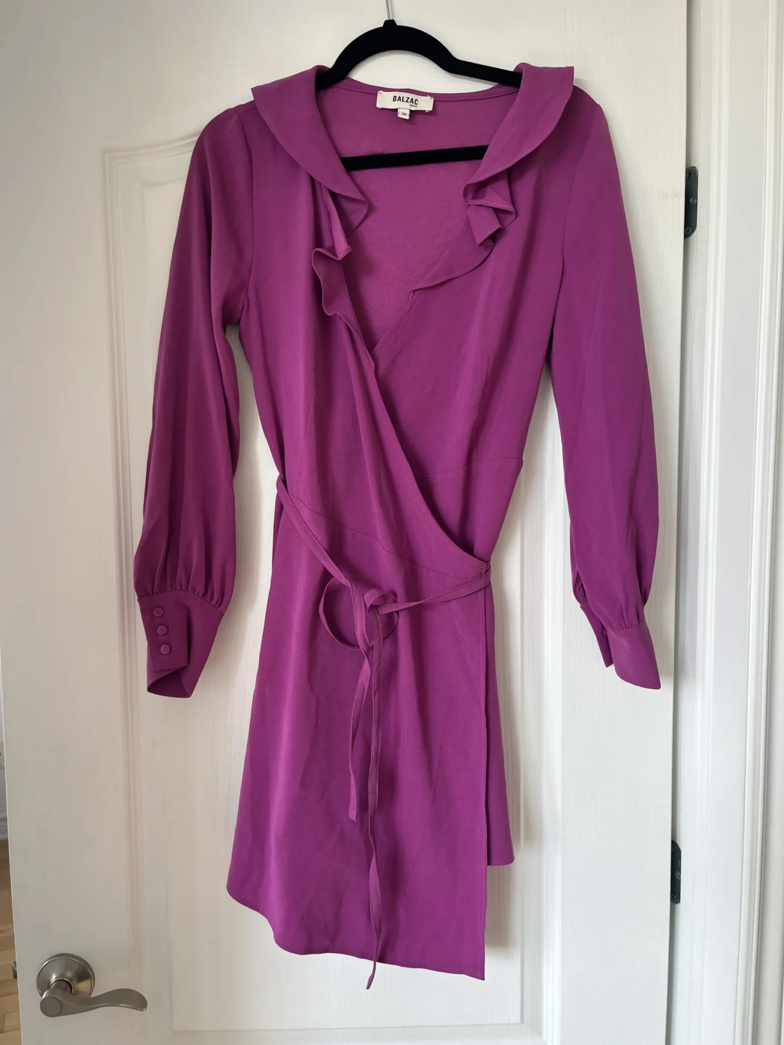 Image for Robe Balzac modèle Silence violet taille 36 FR