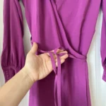 Thumbnail for Robe Balzac modèle Silence violet taille 36 FR