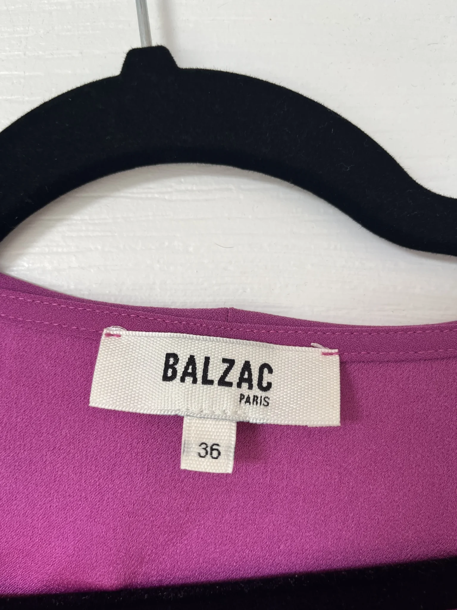 Image for Robe Balzac modèle Silence violet taille 36 FR