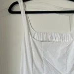Thumbnail for Robe Dynamite Capri Poplin Maxi Dress taille M blanc