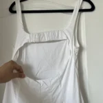 Thumbnail for Robe Dynamite Capri Poplin Maxi Dress taille M blanc