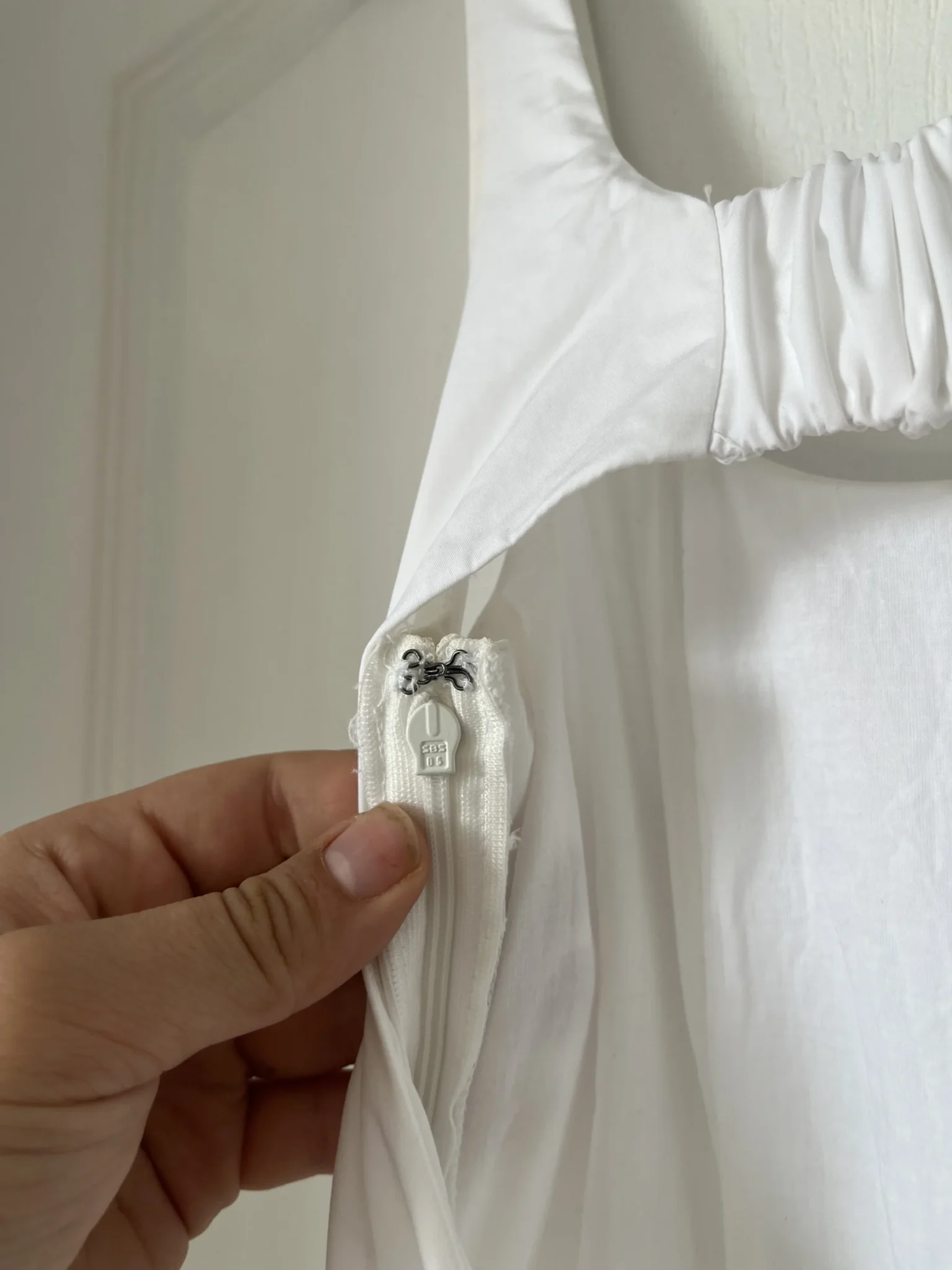 Image for Robe Dynamite Capri Poplin Maxi Dress taille M blanc
