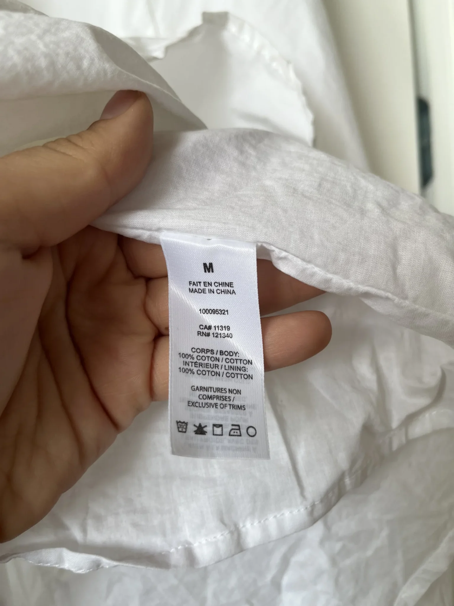 Image for Robe Dynamite Capri Poplin Maxi Dress taille M blanc