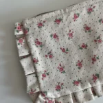 Thumbnail for Pochette Sézane beige fleuris rose