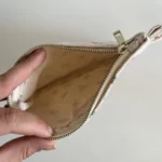 Thumbnail for Pochette Sézane beige fleuris rose