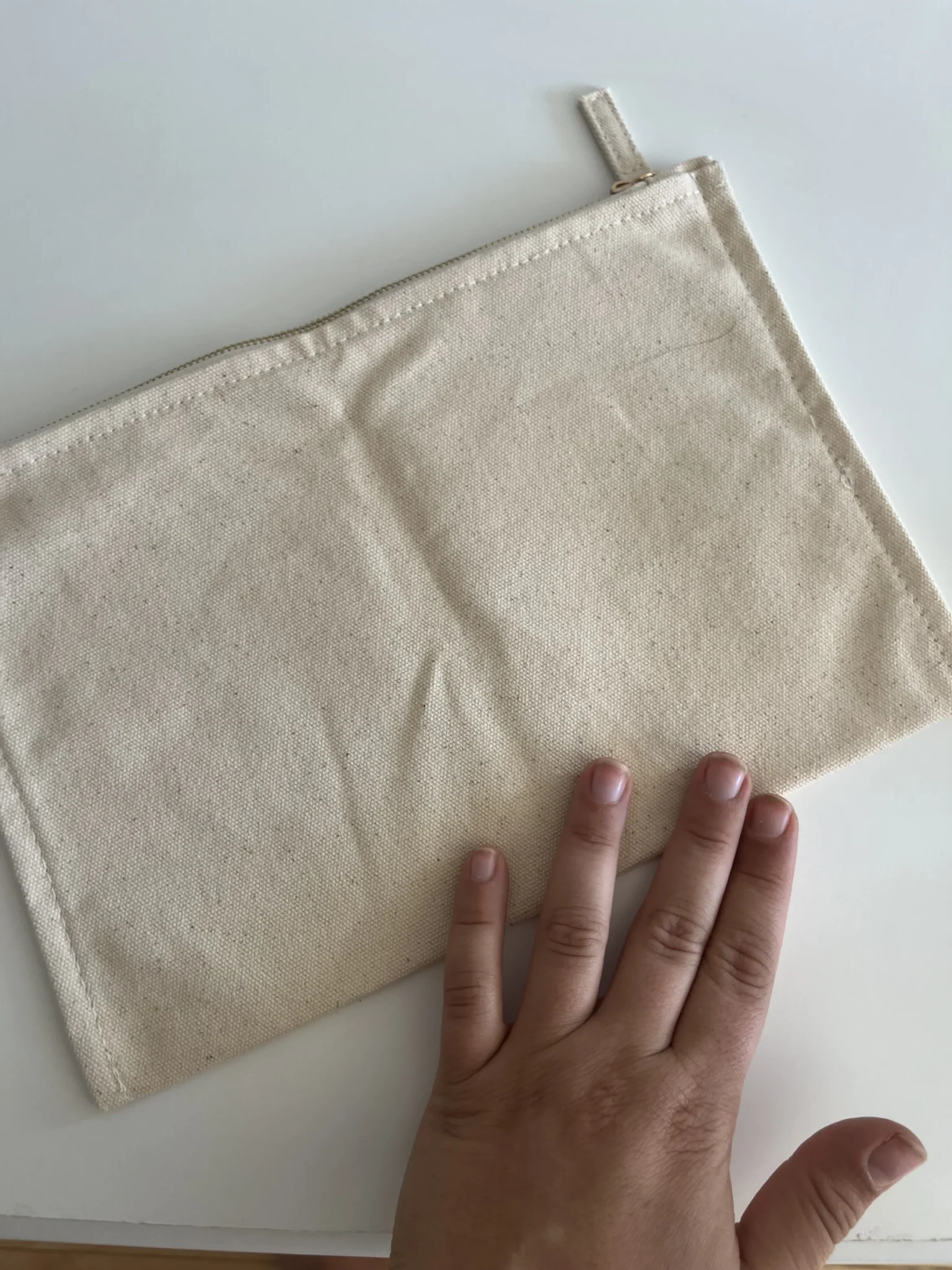 Image for Pochette Sézane La chamade beige et rouge