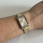 Thumbnail for Montre Casio argenté et doré femme