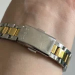 Thumbnail for Montre Casio argenté et doré femme