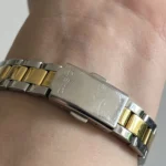 Thumbnail for Montre Casio argenté et doré femme