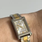 Thumbnail for Montre Casio argenté et doré femme