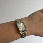 Thumbnail for Montre Casio argenté et doré femme