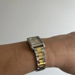 Thumbnail for Montre Casio argenté et doré femme