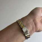 Thumbnail for Montre Casio argenté et doré femme