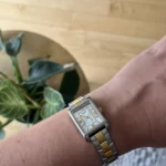 Thumbnail for Montre Casio argenté et doré femme