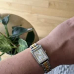 Thumbnail for Montre Casio argenté et doré femme