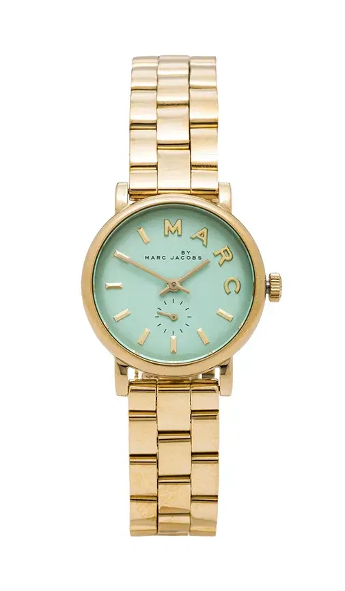 Featured image for Montre Marc by Marc Jacobs doré et bleu turquoise