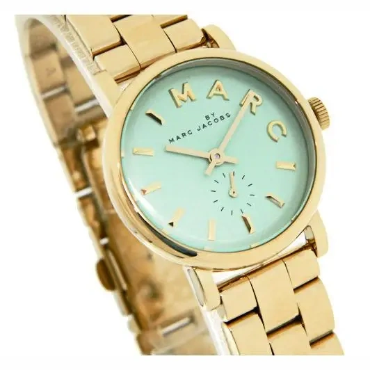 Image for Montre Marc by Marc Jacobs doré et bleu turquoise