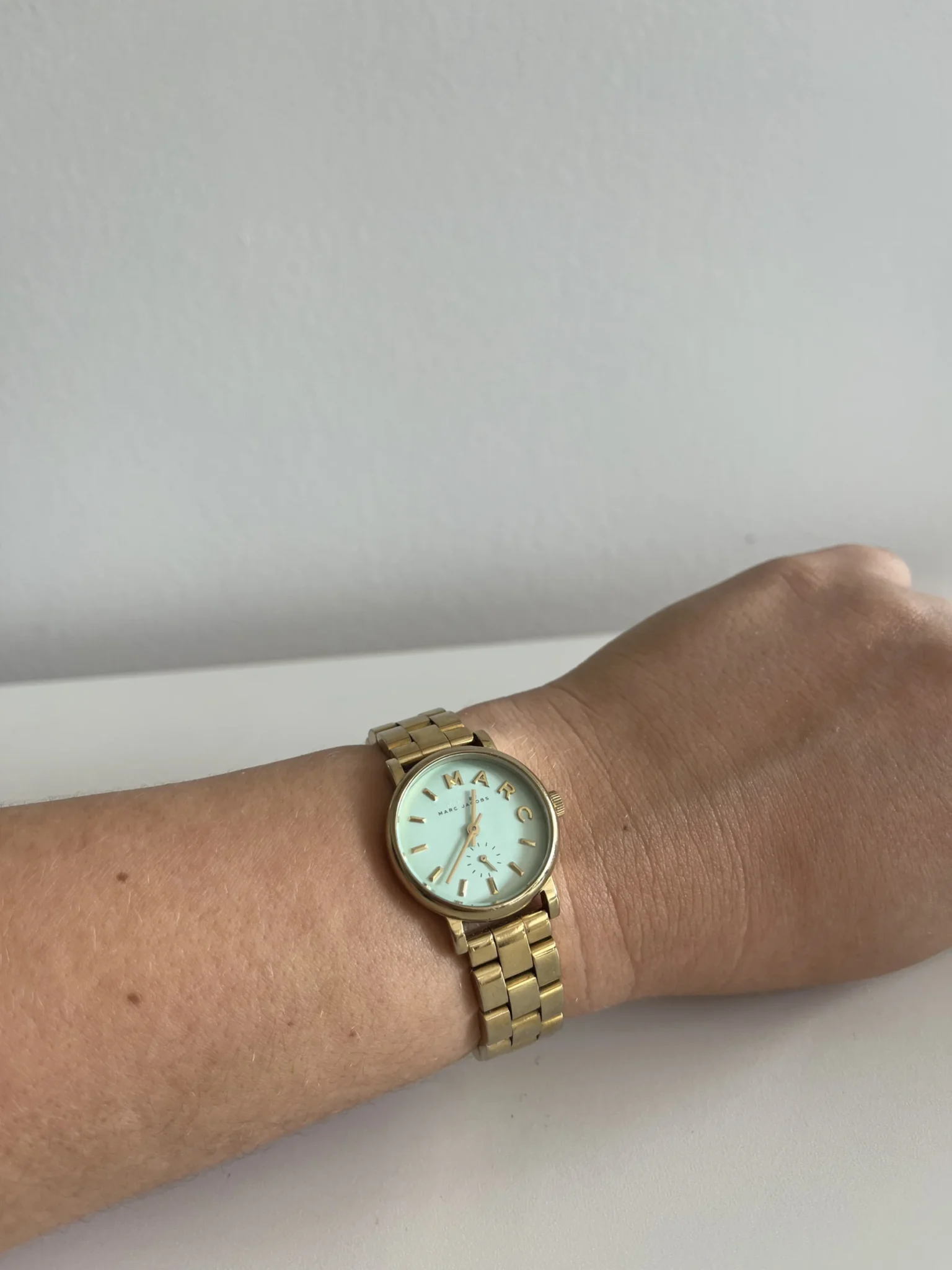 Image for Montre Marc by Marc Jacobs doré et bleu turquoise