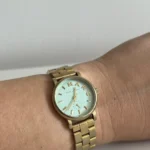 Thumbnail for Montre Marc by Marc Jacobs doré et bleu turquoise