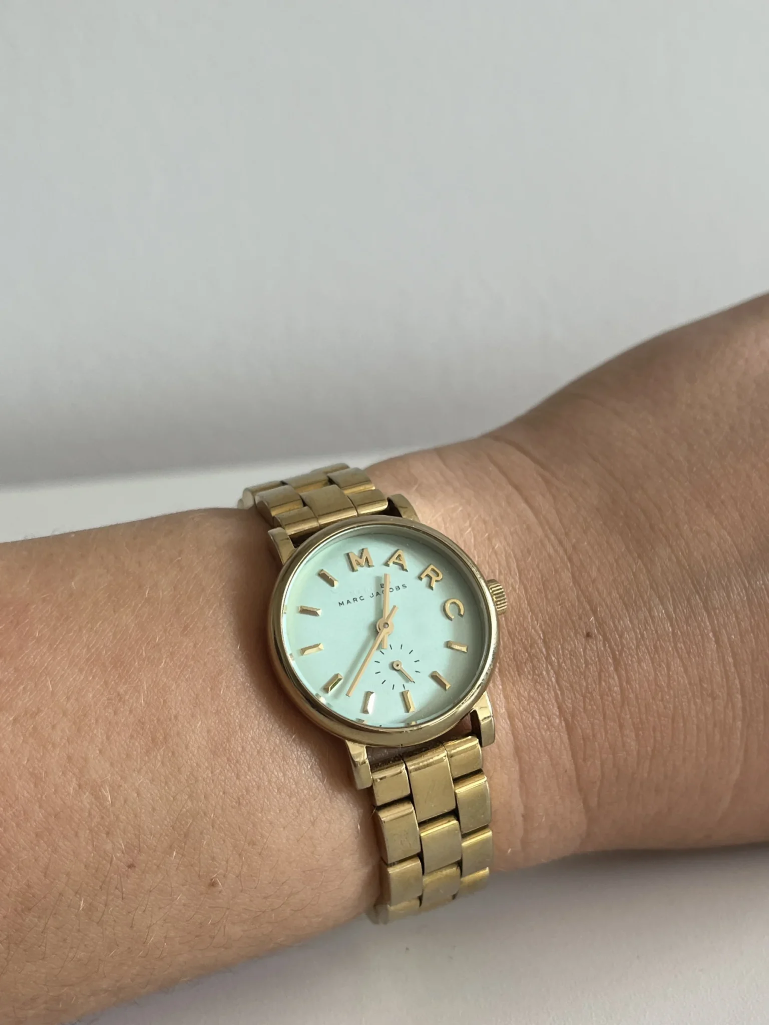 Image for Montre Marc by Marc Jacobs doré et bleu turquoise