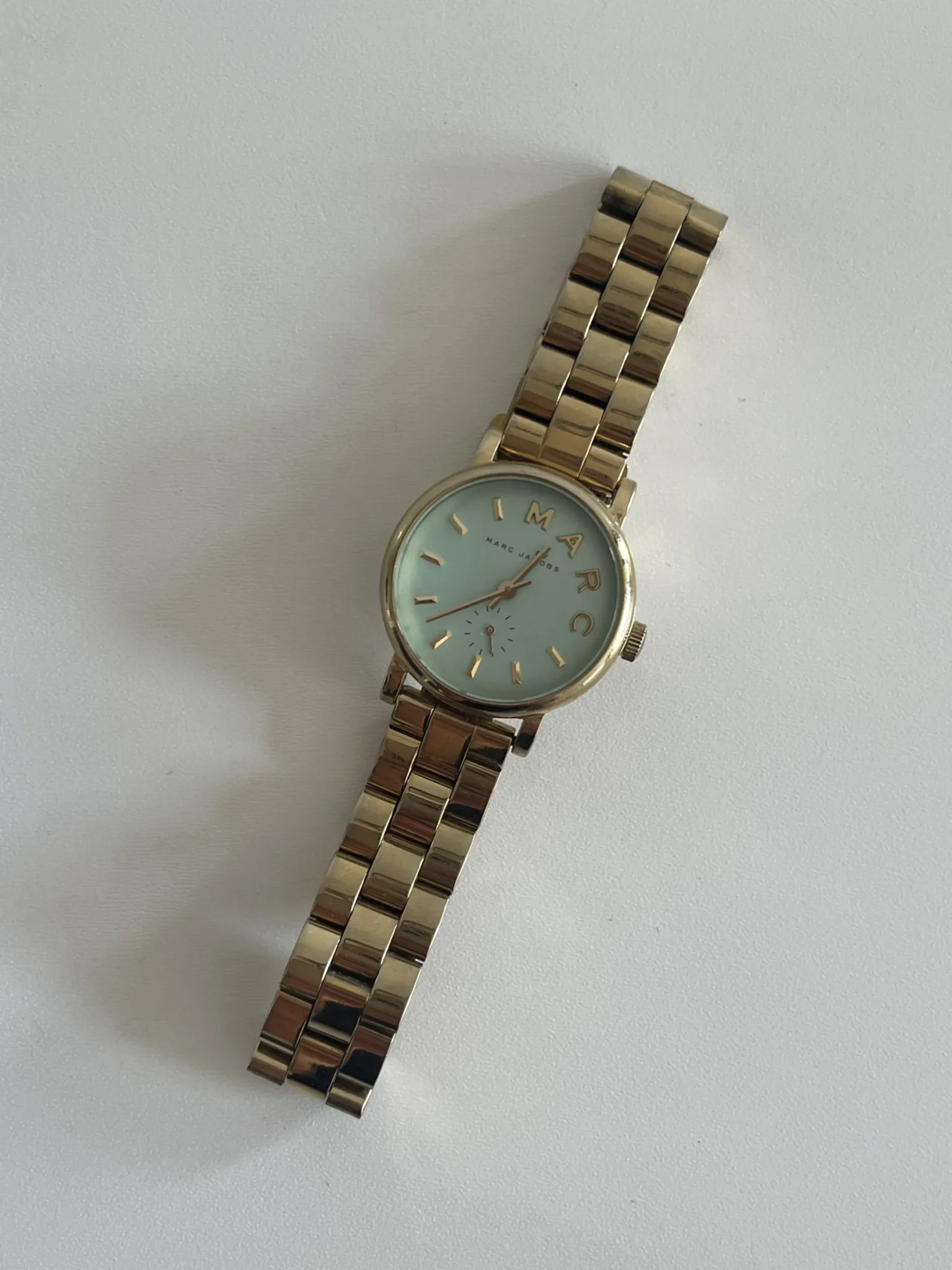 Image for Montre Marc by Marc Jacobs doré et bleu turquoise