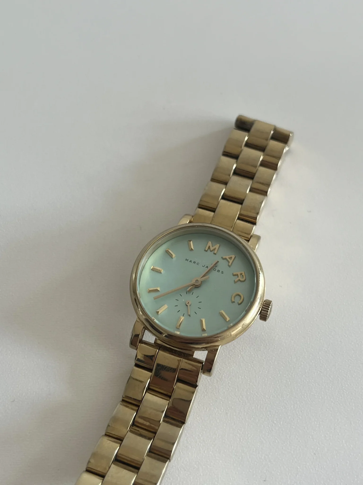 Image for Montre Marc by Marc Jacobs doré et bleu turquoise