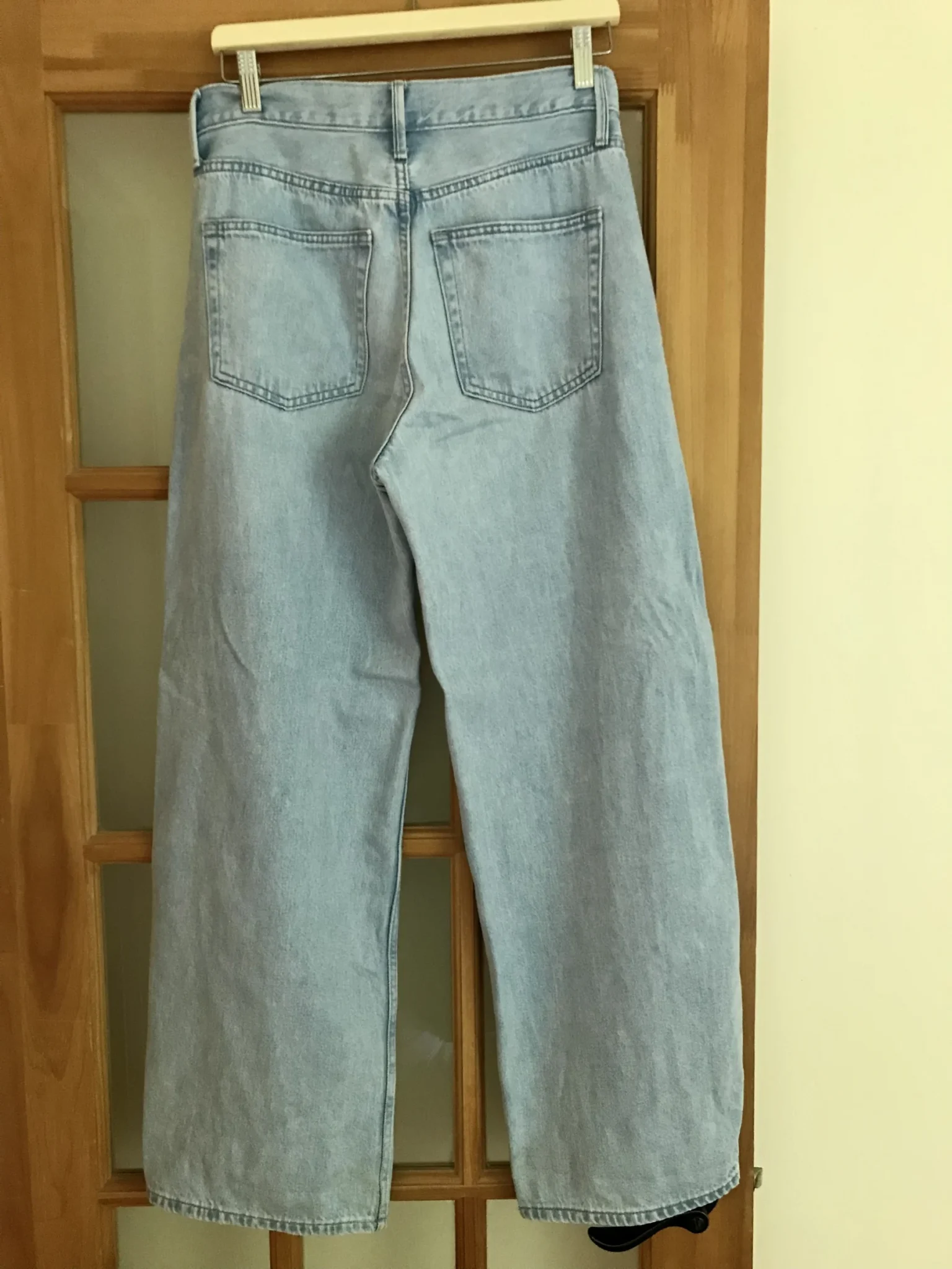 Image for Jeans ballon bleu délavé