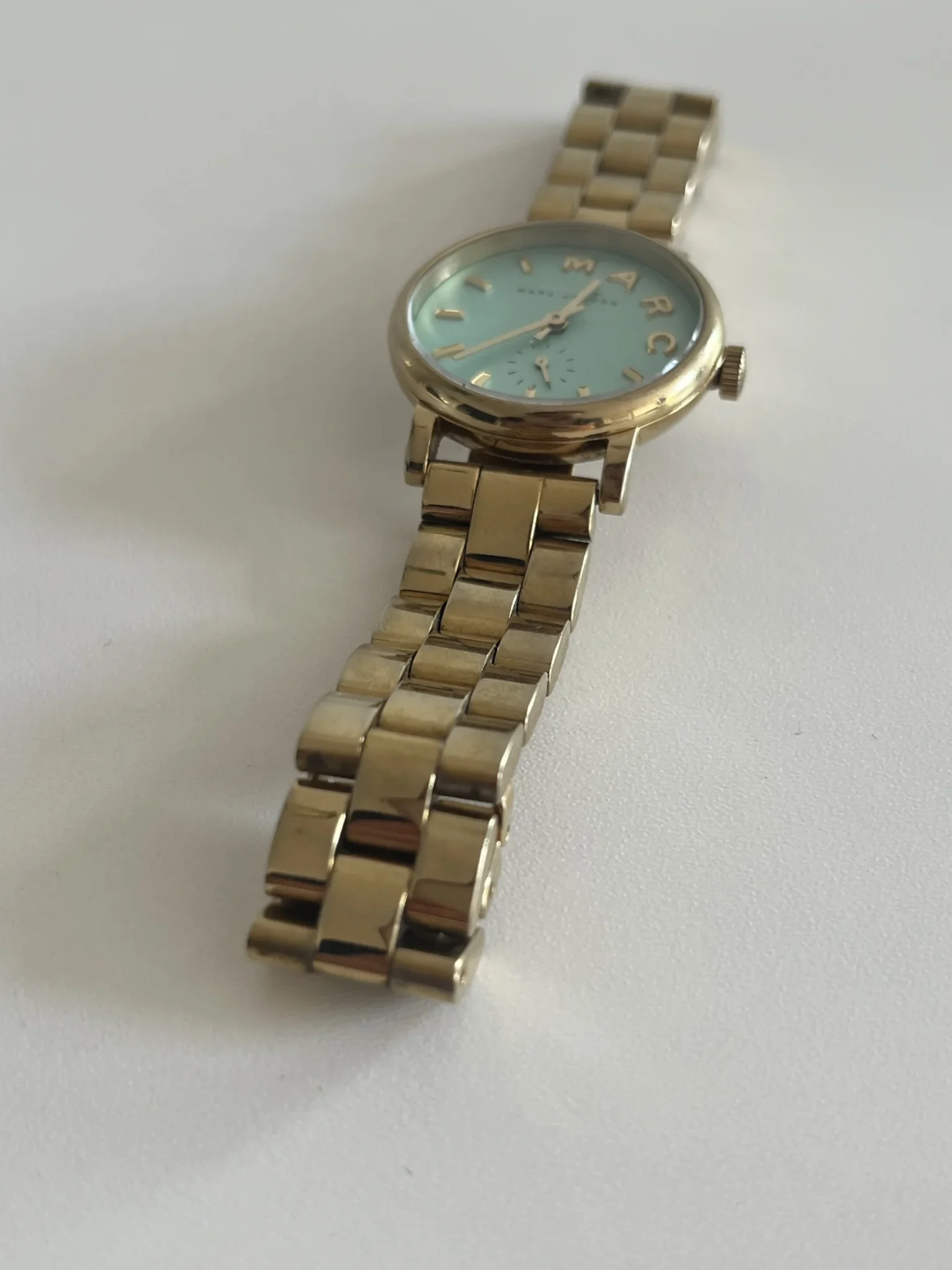 Image for Montre Marc by Marc Jacobs doré et bleu turquoise