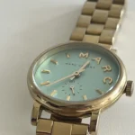 Thumbnail for Montre Marc by Marc Jacobs doré et bleu turquoise