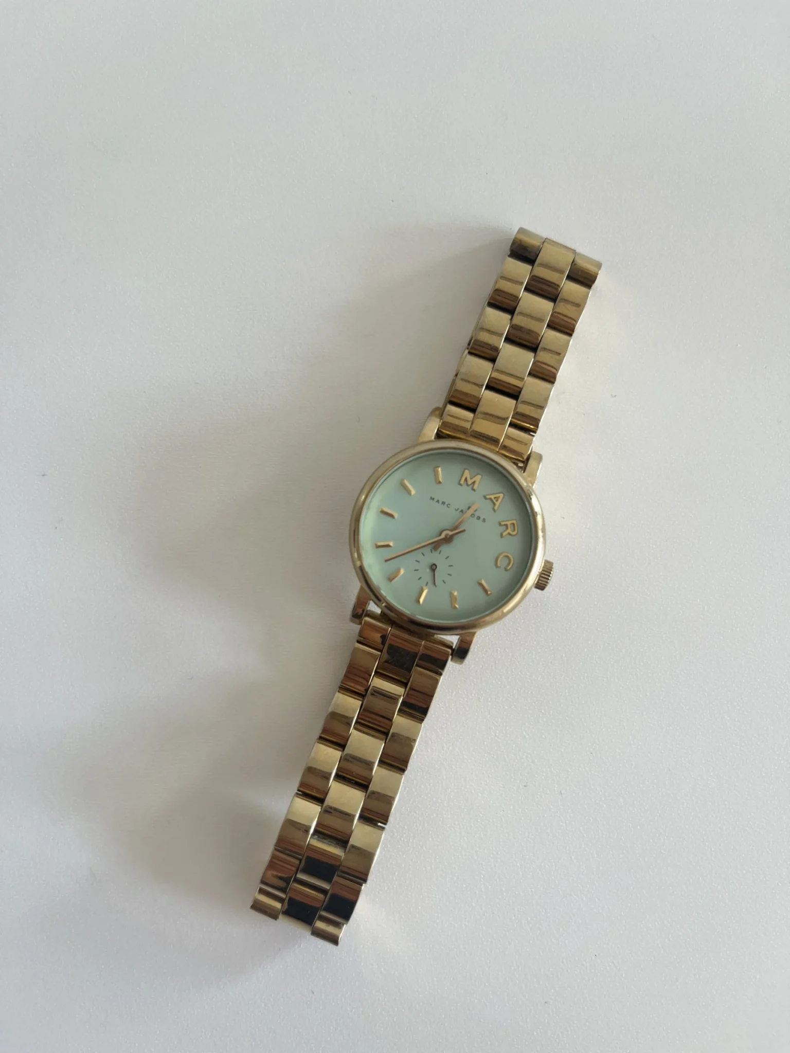 Image for Montre Marc by Marc Jacobs doré et bleu turquoise