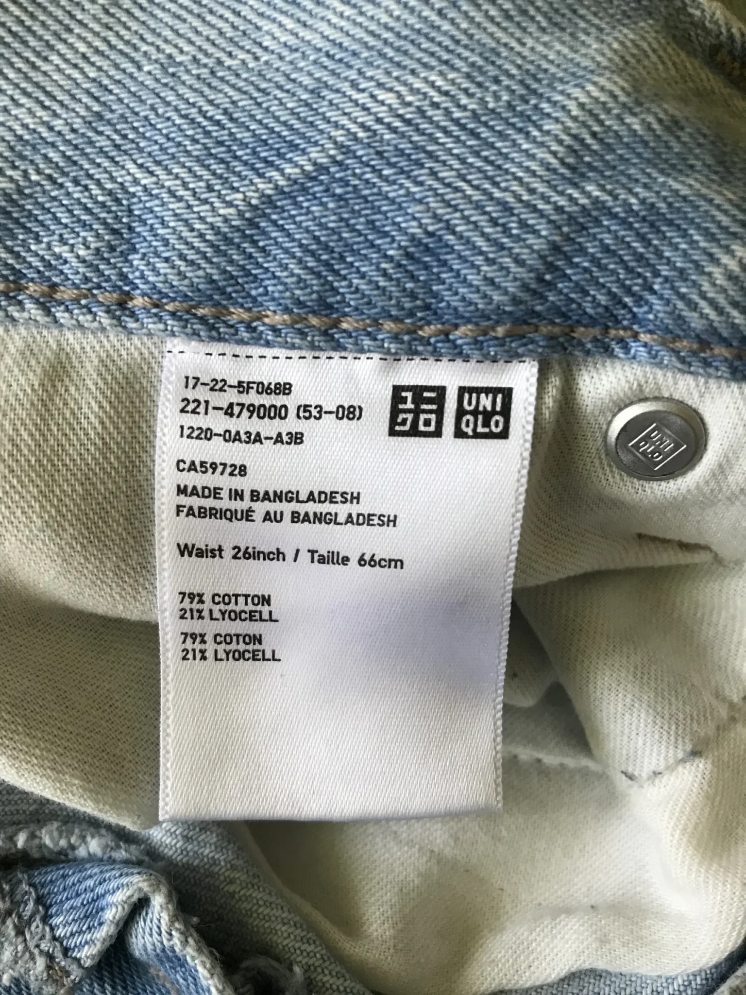Image for Jeans ballon bleu délavé