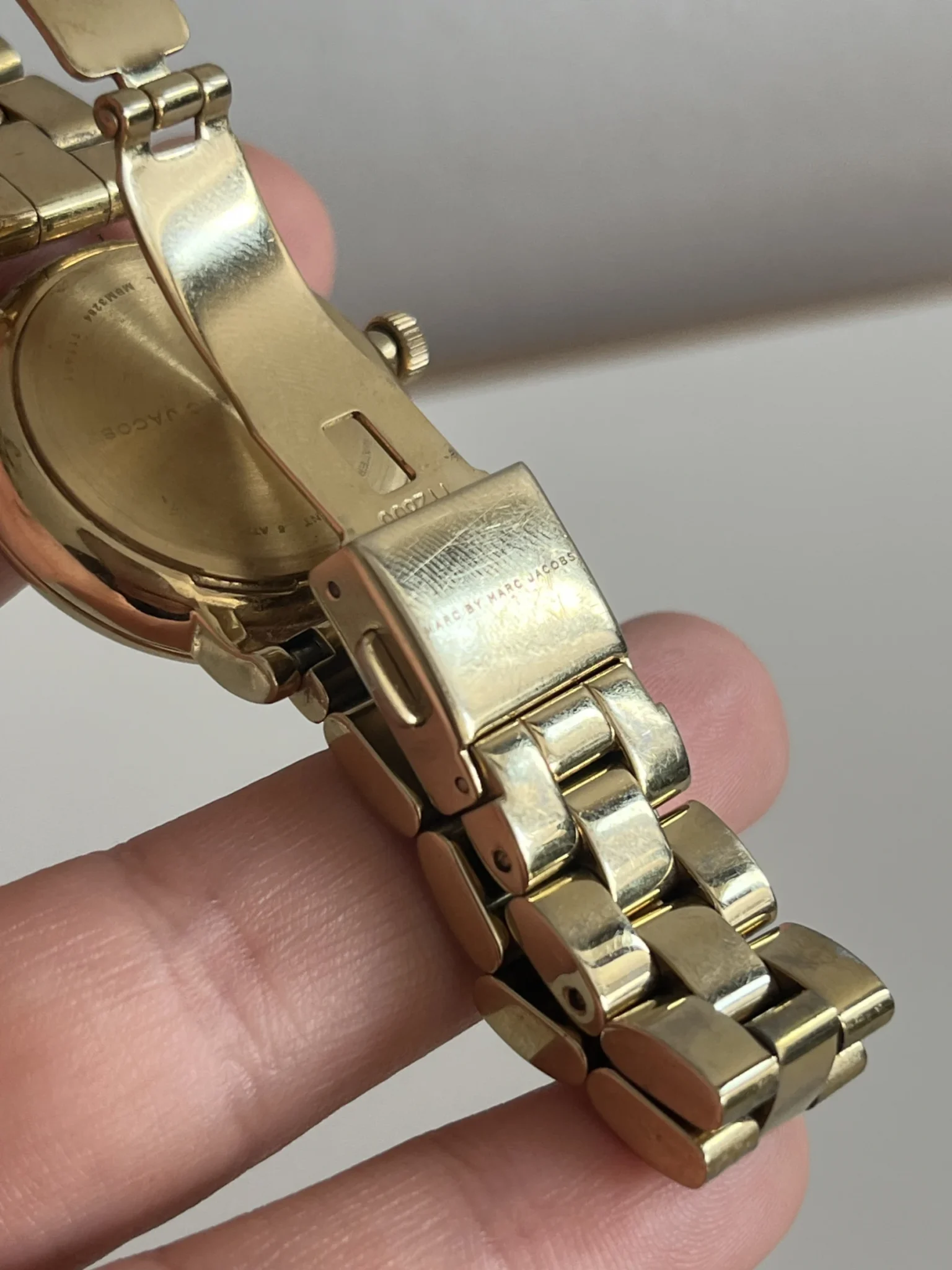 Image for Montre Marc by Marc Jacobs doré et bleu turquoise
