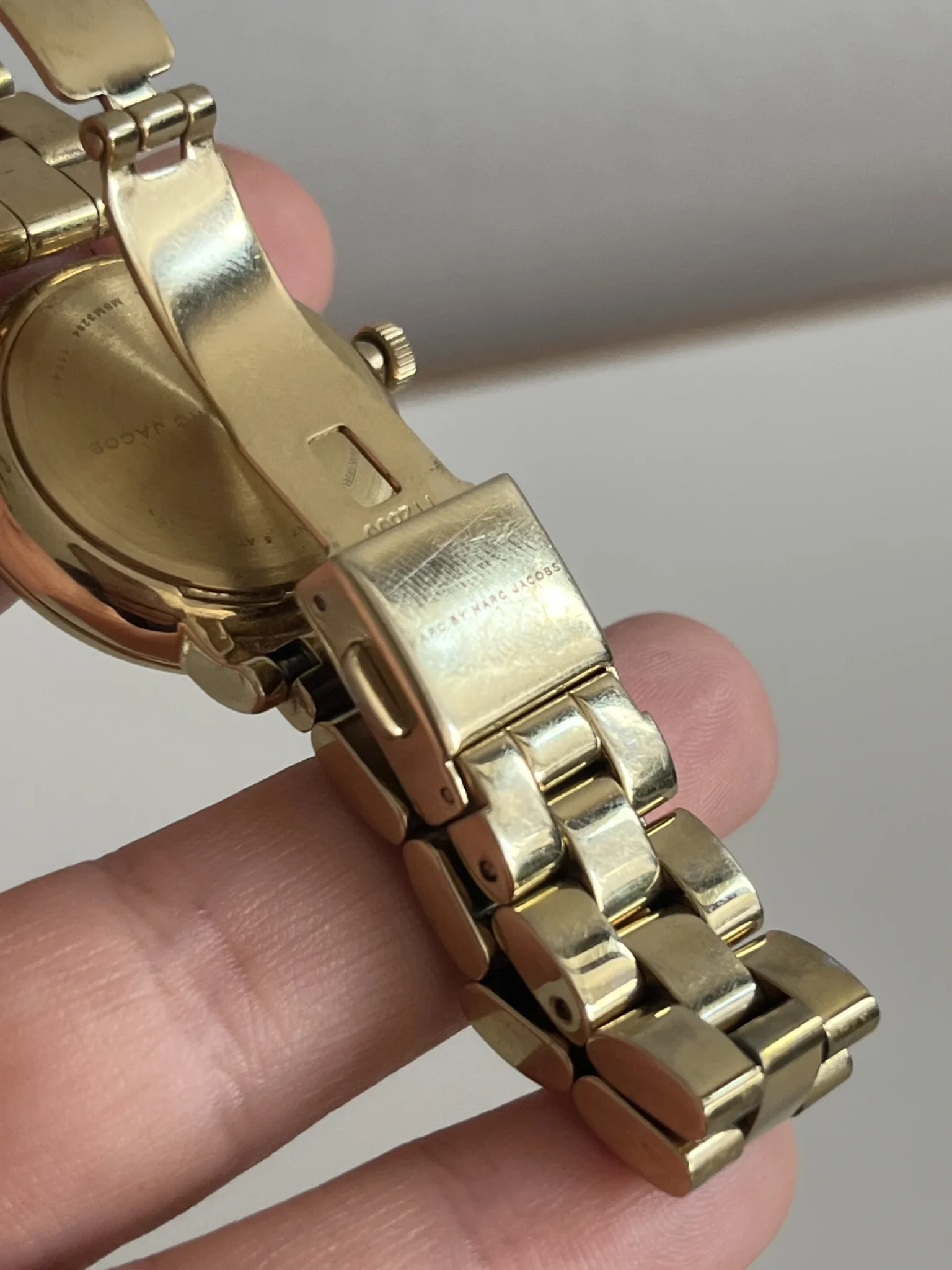 Image for Montre Marc by Marc Jacobs doré et bleu turquoise