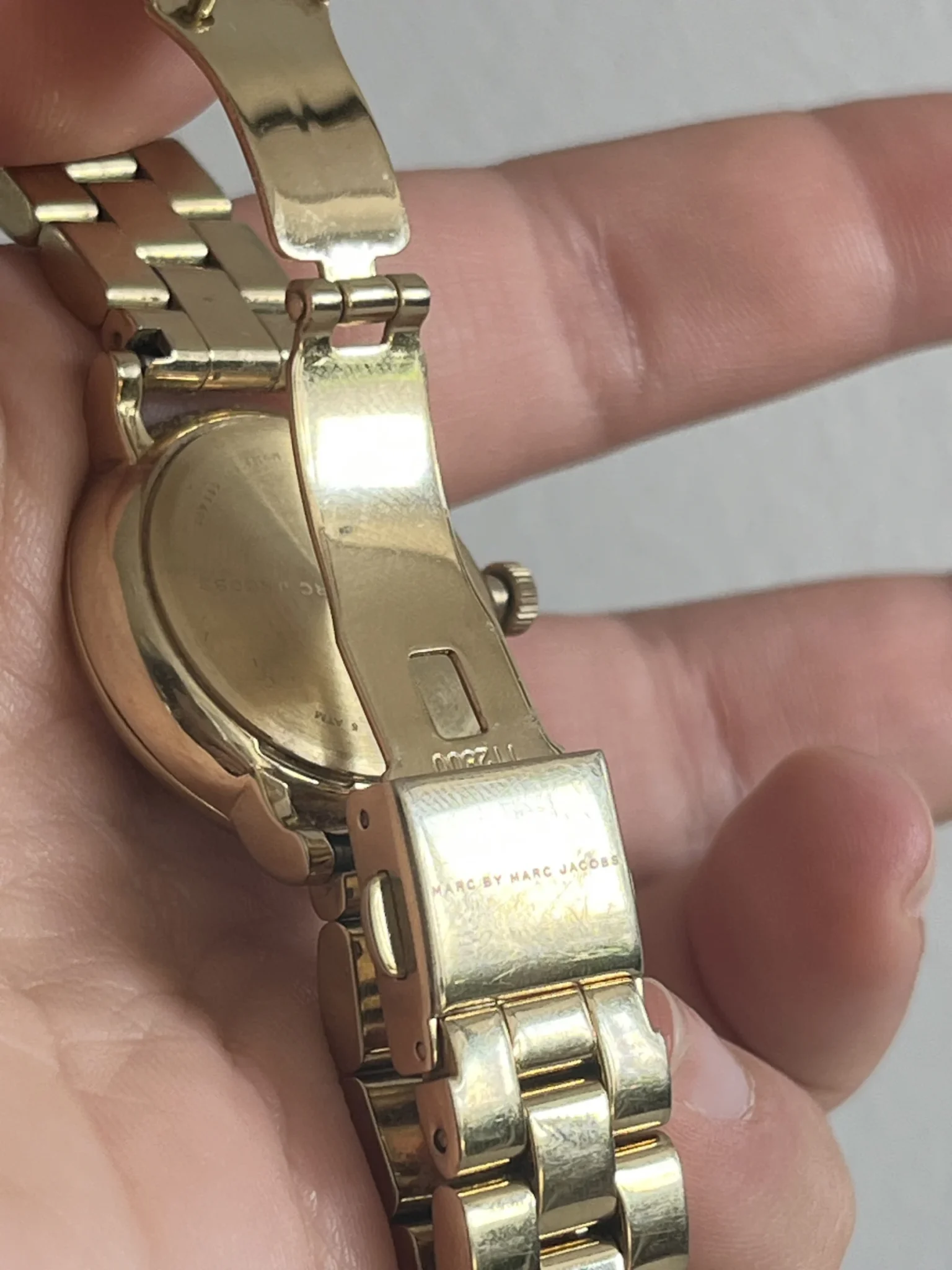 Image for Montre Marc by Marc Jacobs doré et bleu turquoise