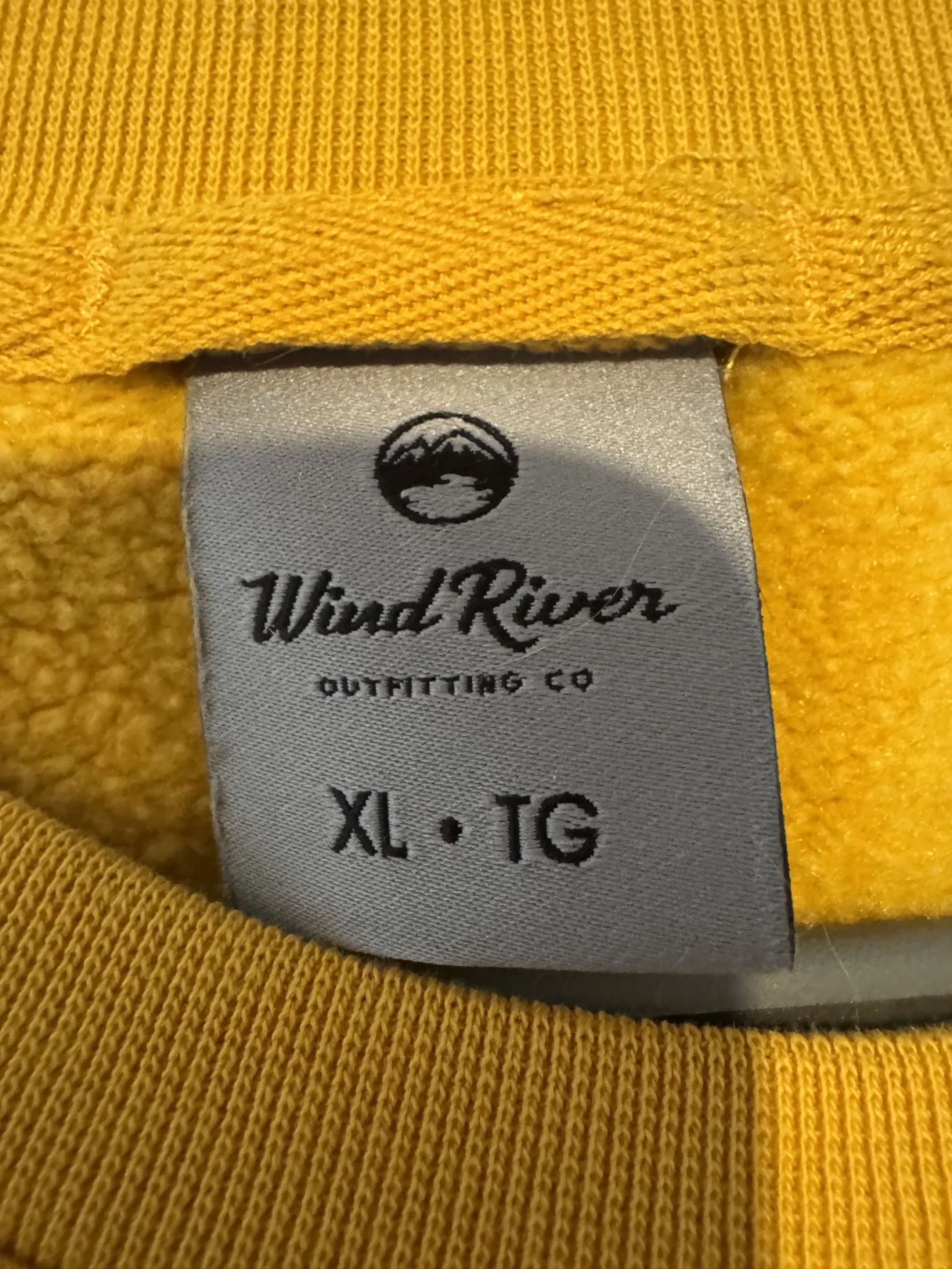 Image for Wind River Crewneck jaune moutarde