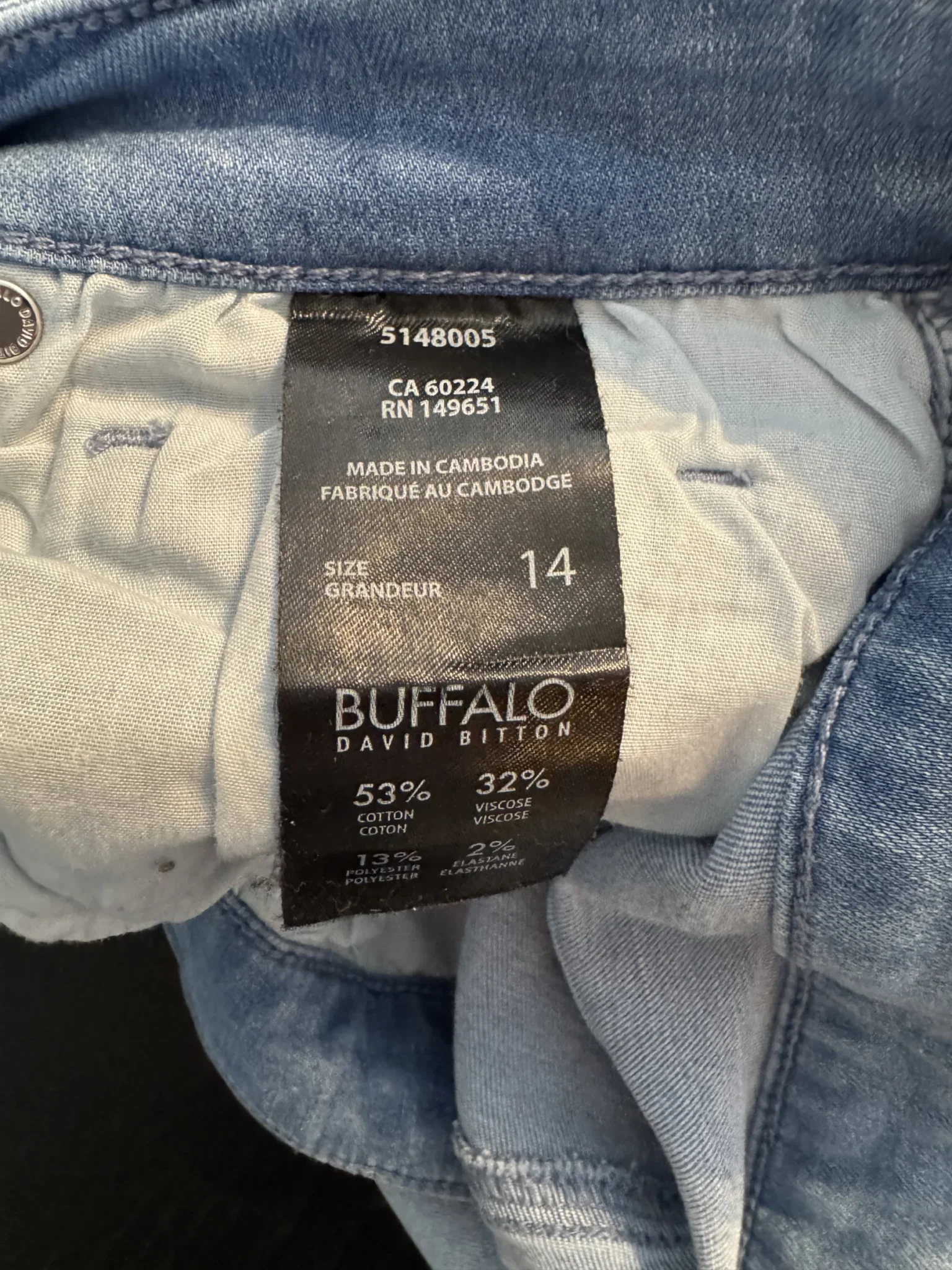 Image for Pantalon cargo taille haute jambe étroite
