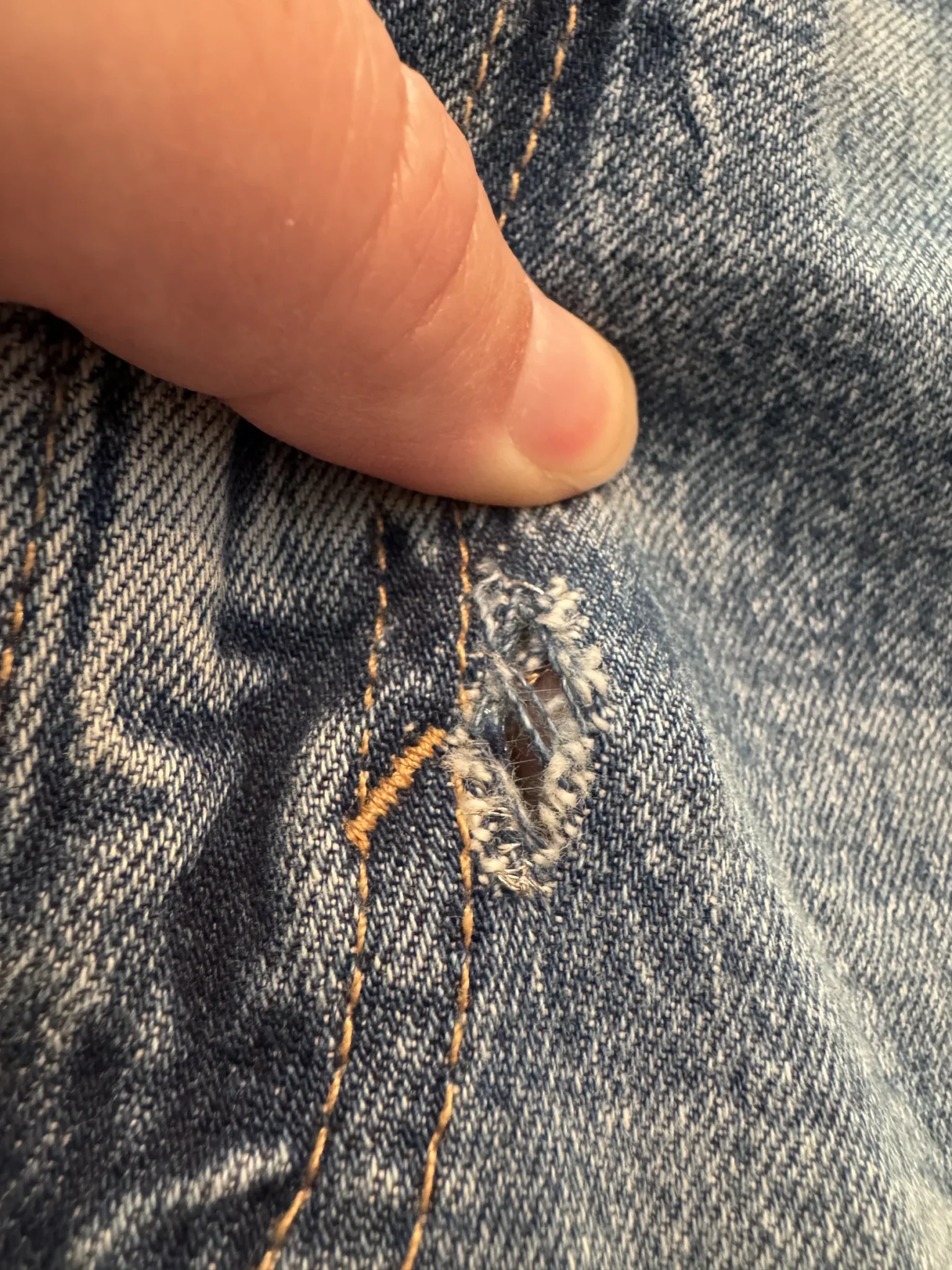 Image for Jeans H&M coupe droite ajustée taille haute